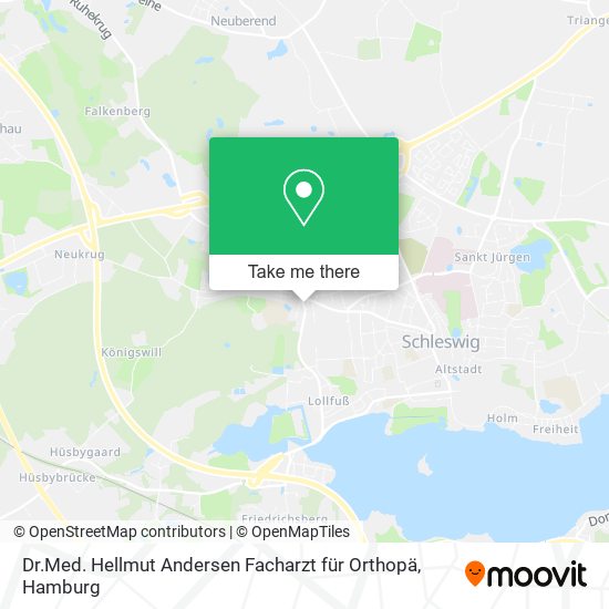 Dr.Med. Hellmut Andersen Facharzt für Orthopä map