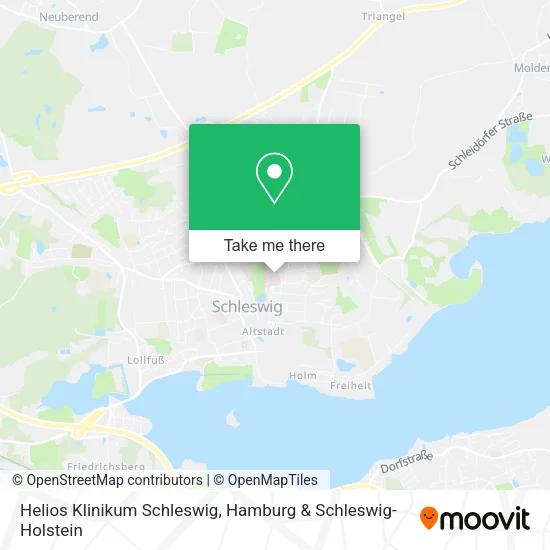 Карта Helios Klinikum Schleswig