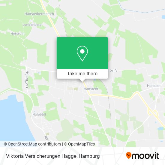 Viktoria Versicherungen Hagge map