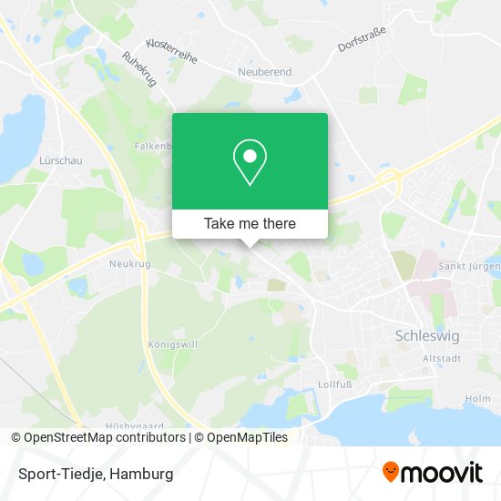 Sport-Tiedje map