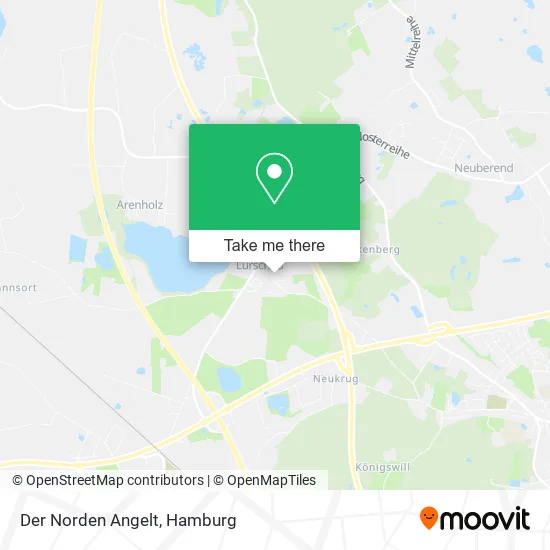 Карта Der Norden Angelt