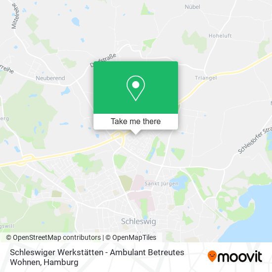 Schleswiger Werkstätten - Ambulant Betreutes Wohnen map