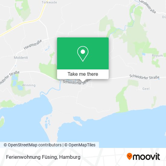 Ferienwohnung Füsing map
