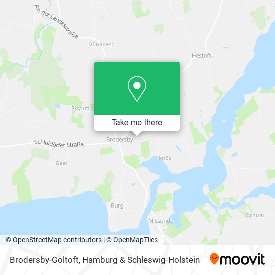 Карта Brodersby-Goltoft