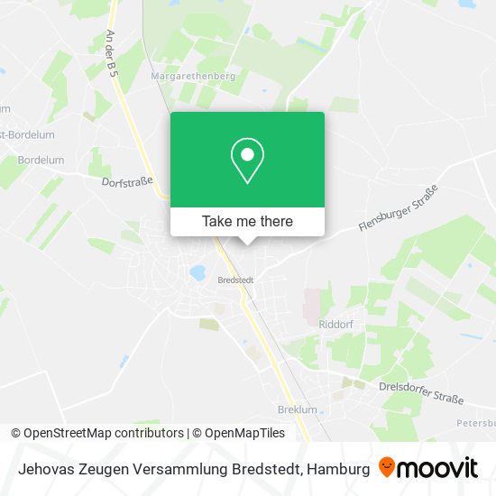 Jehovas Zeugen Versammlung Bredstedt map