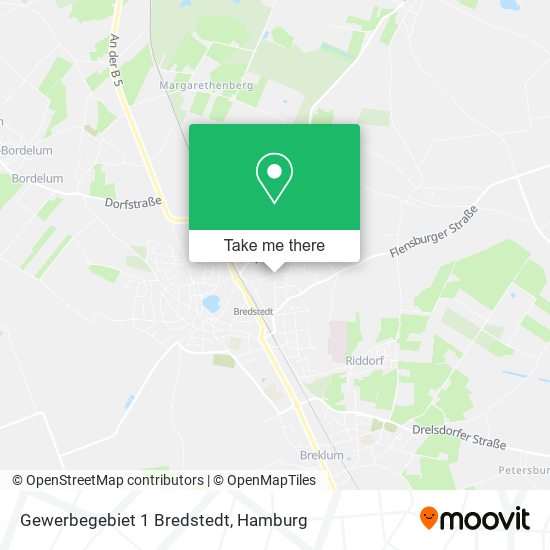 Gewerbegebiet 1 Bredstedt map