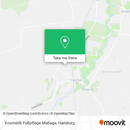 Kosmetik Fußpflege Maßage map