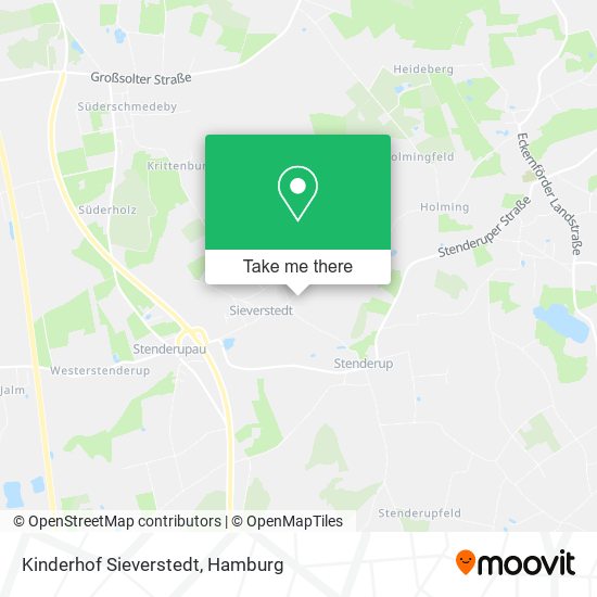 Kinderhof Sieverstedt map