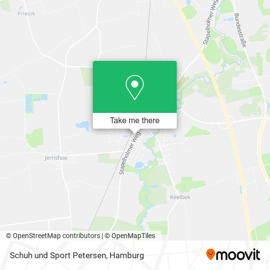 Schuh und Sport Petersen map