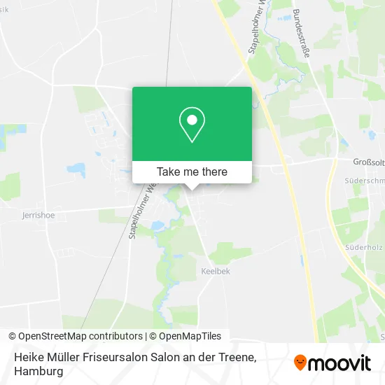 Карта Heike Müller Friseursalon Salon an der Treene