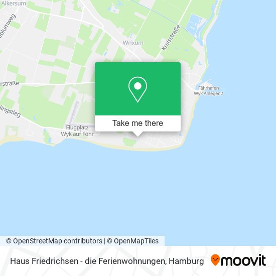 Haus Friedrichsen - die Ferienwohnungen map