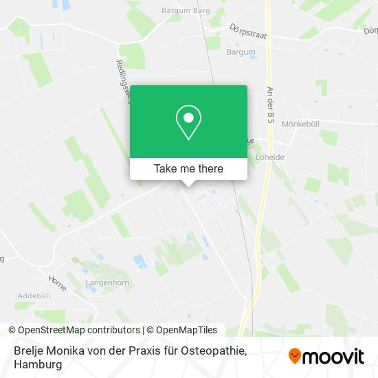 Brelje Monika von der Praxis für Osteopathie map