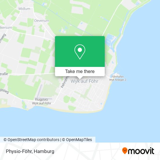 Physio-Föhr map