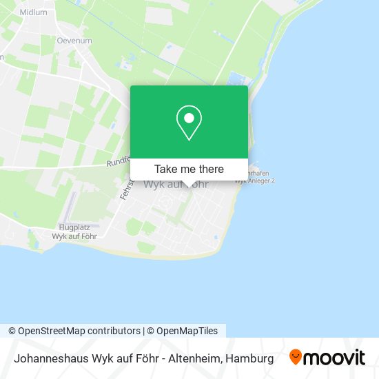 Johanneshaus Wyk auf Föhr - Altenheim map