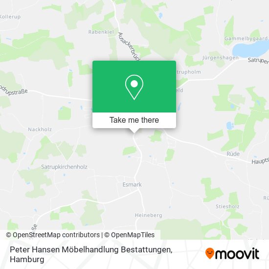 Peter Hansen Möbelhandlung Bestattungen map
