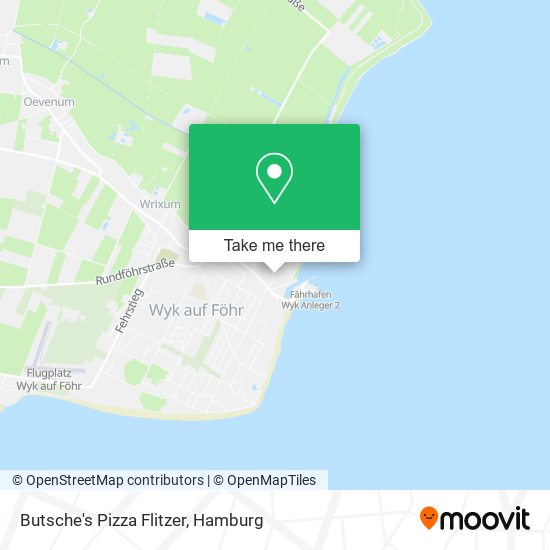 Butsche's Pizza Flitzer map