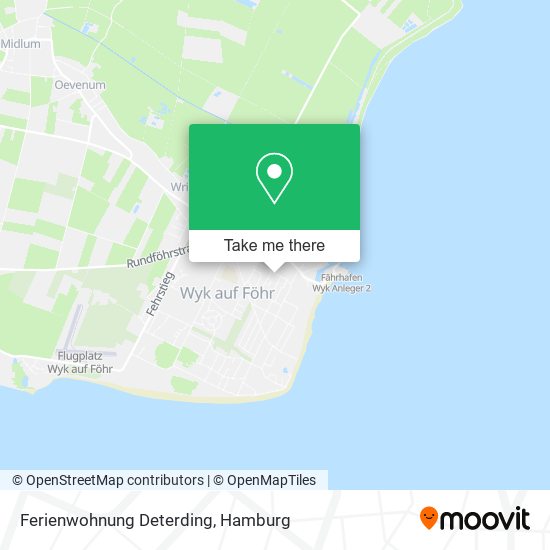 Ferienwohnung Deterding map