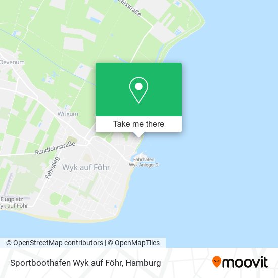 Sportboothafen Wyk auf Föhr map