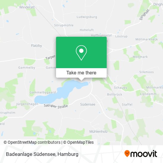 Badeanlage Südensee map