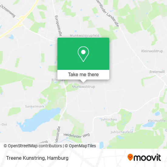 Карта Treene Kunstring