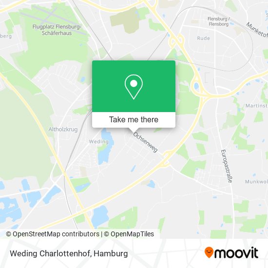 Weding Charlottenhof map