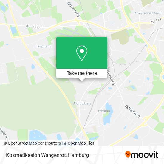 Kosmetiksalon Wangenrot map