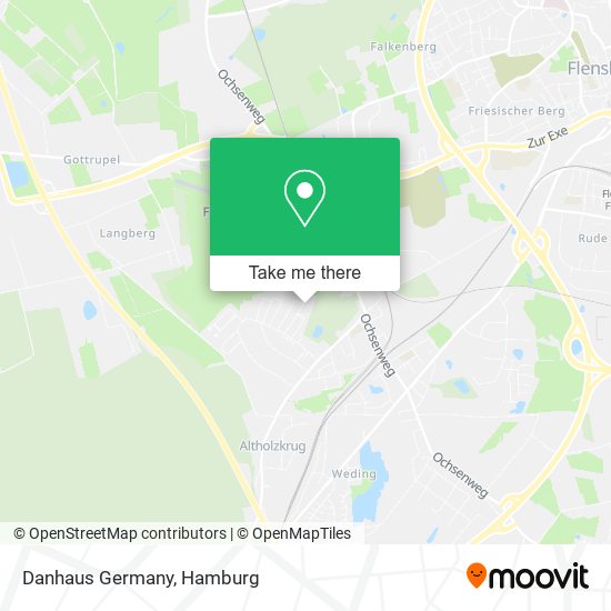 Danhaus Germany map