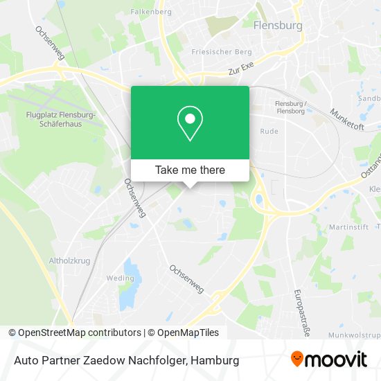 Auto Partner Zaedow Nachfolger map