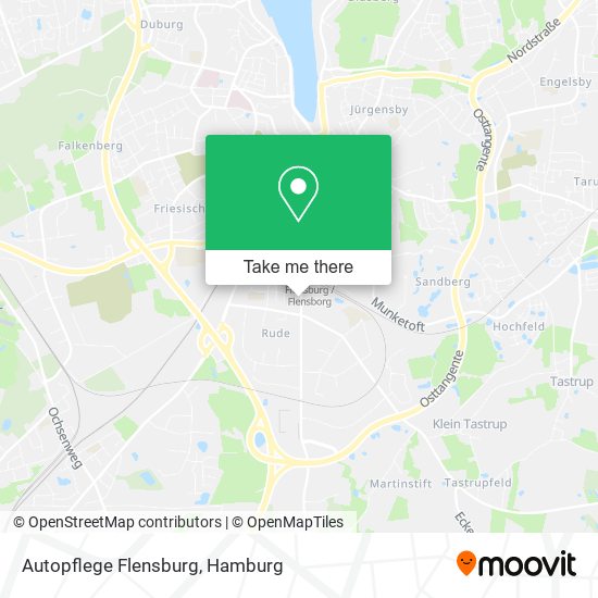 Карта Autopflege Flensburg