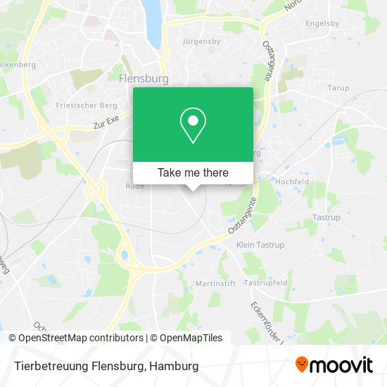 Tierbetreuung Flensburg map