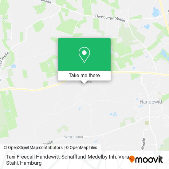 Taxi Freecall Handewitt-Schafflund-Medelby Inh. Vera Stahl map