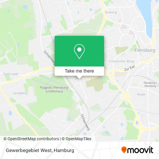 Gewerbegebiet West map