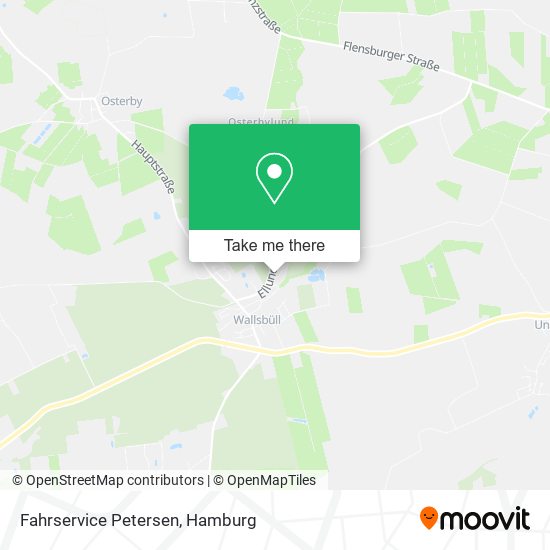 Fahrservice Petersen map
