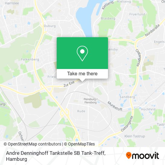 Andre Denninghoff Tankstelle SB Tank-Treff map