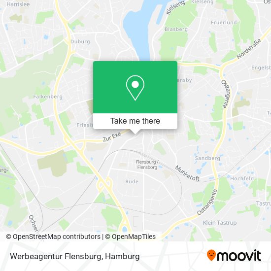 Werbeagentur Flensburg map