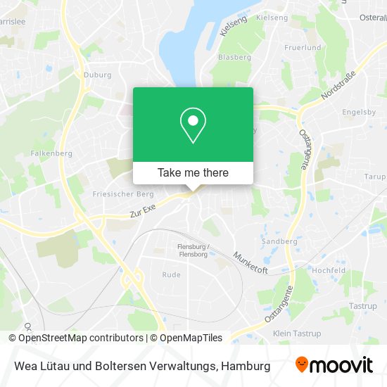 Wea Lütau und Boltersen Verwaltungs map