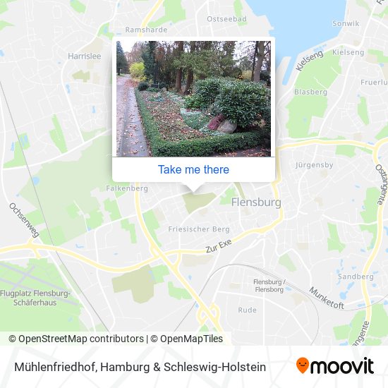 Mühlenfriedhof map