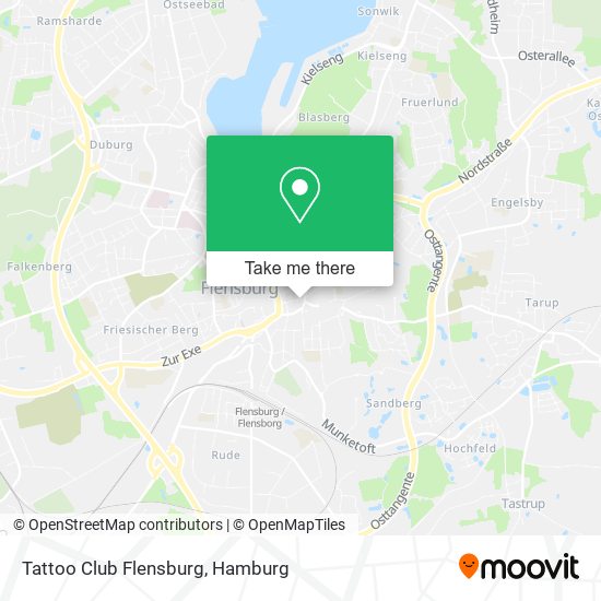 Tattoo Club Flensburg map