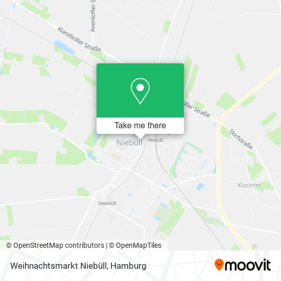 Weihnachtsmarkt Niebüll map