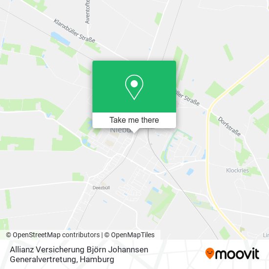 Allianz Versicherung Björn Johannsen Generalvertretung map