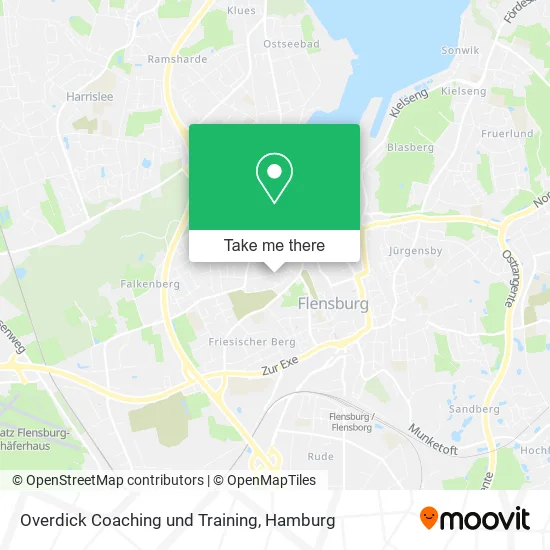 Карта Overdick Coaching und Training