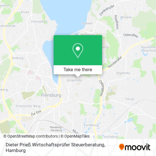 Dieter Prieß Wirtschaftsprüfer Steuerberatung map