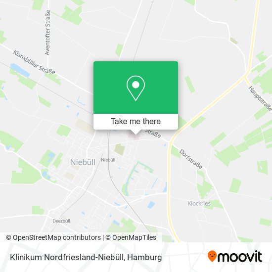 Klinikum Nordfriesland-Niebüll map