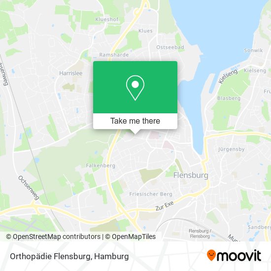 Карта Orthopädie Flensburg