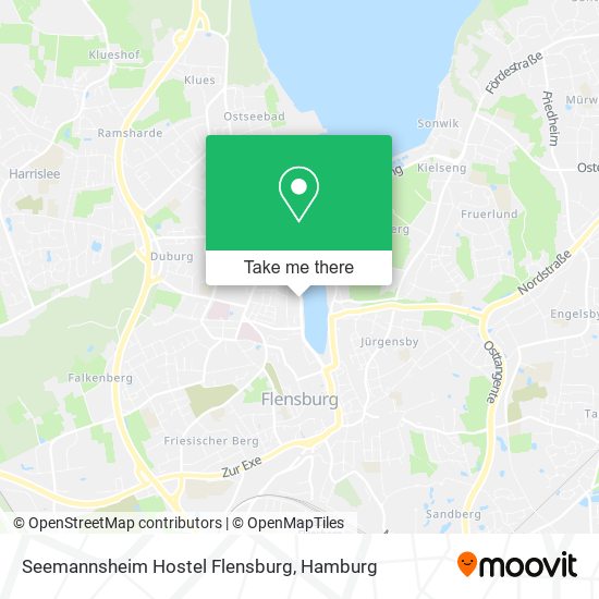 Карта Seemannsheim Hostel Flensburg