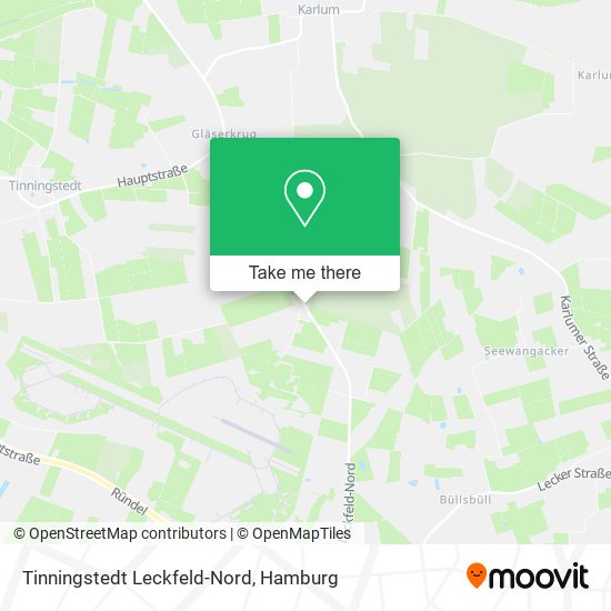 Tinningstedt Leckfeld-Nord map