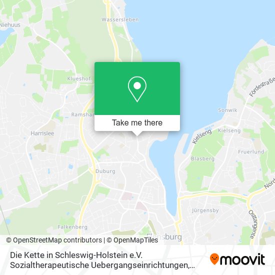 Die Kette in Schleswig-Holstein e.V. Sozialtherapeutische Uebergangseinrichtungen map