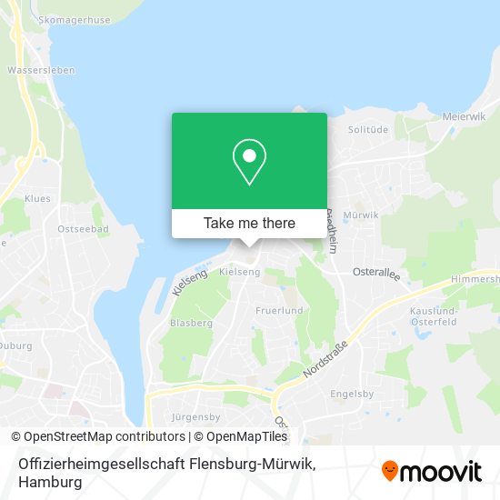 Offizierheimgesellschaft Flensburg-Mürwik map