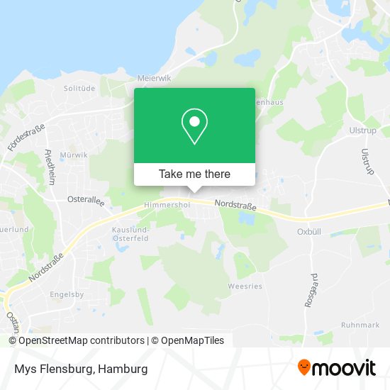 Mys Flensburg map