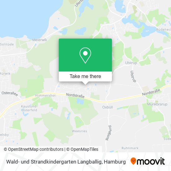 Wald- und Strandkindergarten Langballig map